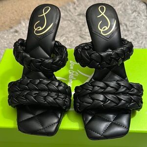 Stylish Black Braided Sandals